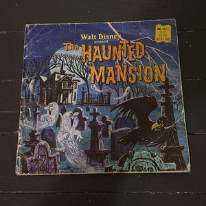 Walt Disney Presents the Haunted Mansion Story 1970 Golden Press Book